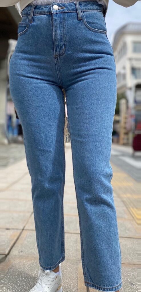 BASIC ΜΟΝΟΧΡΩΜΟ ΤΖΙΝ ΠΑΝΤΕΛΟΝΙ DENIM - Image 3