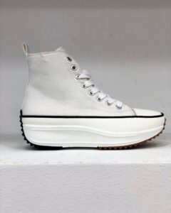 CHUNKY SNEAKERS ΣΕ ΣΤΥΛ ΜΠΟΤΑΚΙ ΜΕ ΚΟΡΔΟΝΙΑ - Image 3