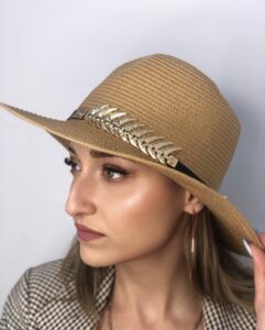 ΜΠΕΖ ΚΑΠΕΛΟ ΜΕ ΧΡΥΣΗ ΑΛΥΣΙΔΑ ΚΑΙ ΜΑΥΡΟ ΖΩΝΑΚΙ - Image 2