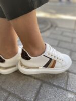 ΛΕΥΚΑ ΣΝΙΚΕΡΣ ΜΕ ΛΕΠΤΟΜΕΡΕΙΕΣ ΜΟΤΙΒΑ - Image 3