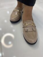 Λουστρίν Μοκασίνια με Χρυσή Αλυσίδα