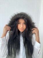 Καπιτονέ γιλέκο με γουνάκι - Image 4