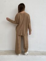 Σετ Φόρμας Πλεκτό μπέζ - Image 2