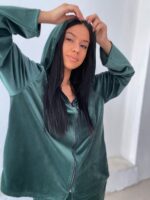 Βελούδινο Σετ Με Φερμουάρ