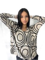 μακρυμάνικo μπλουζάκι με μαύρες λεπτομέρειες - Image 2