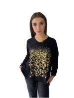 Μπλούζα μακρυμάνικι με animal print