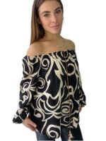 Μπλούζα με άσπρο print