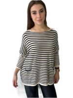 Μπλούζα ριγέ με τσέπες - Image 2