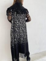 Μασίφ ανοιχτό μπροστινό Teddy γιλέκο με κρόσια - Image 2