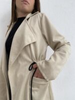 A line παλτό σε μπεζ - Image 3