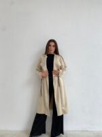 A line παλτό σε μπεζ