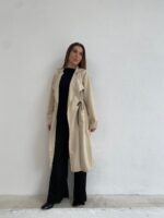 A line παλτό σε μπεζ - Image 2