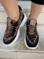 Γυναικεία Αθλητικά Casual Leopard Sneakers - Image 3