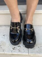 Μαύρα All Day Λουστρίν Μοκασίνια