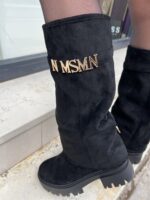 Μπότα πολυμορφική σουέτ 2 σε 1