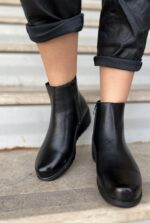 Γυναικεία Δερμάτινα Μποτάκια