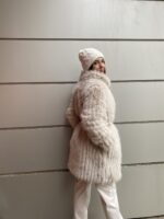 Παλτό γούνα μπεζ - Image 2