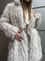 Παλτό γούνα μπεζ - Image 3