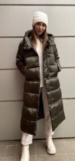 Μπουφάν Καπιτονέ γυαλιστερό 3 μηκών