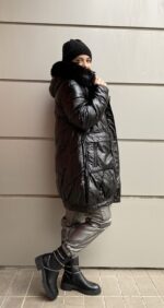 Μαύρο Γυαλιστερό Καπιτονέ - Image 2