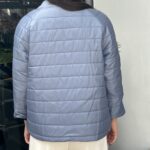 Μπουφάν κοντο baby blue - Image 2