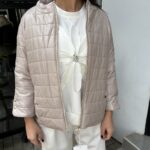 Μπουφάν κοντο rose gold